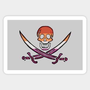 Lesbian Pirate Pride Sticker